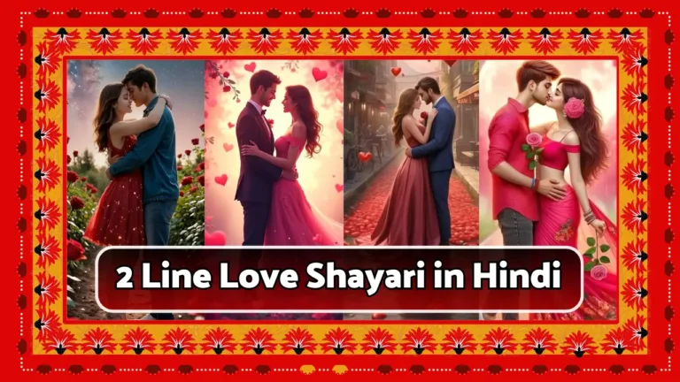 2 Line Love Shayari in Hindi