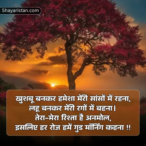 Good Morning Shayari Love