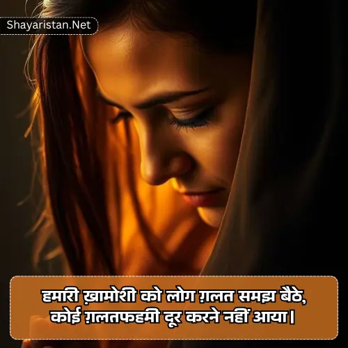 Khamoshi Udas Shayari