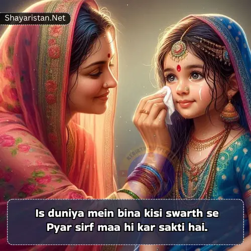 Maa Ke Liye Shayari in English