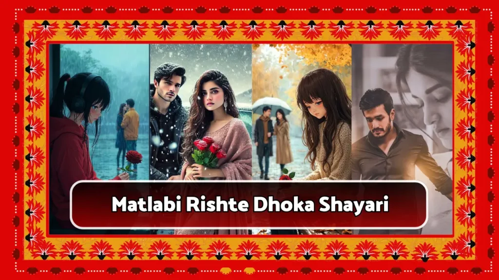 Matlabi Rishte Dhoka Shayari