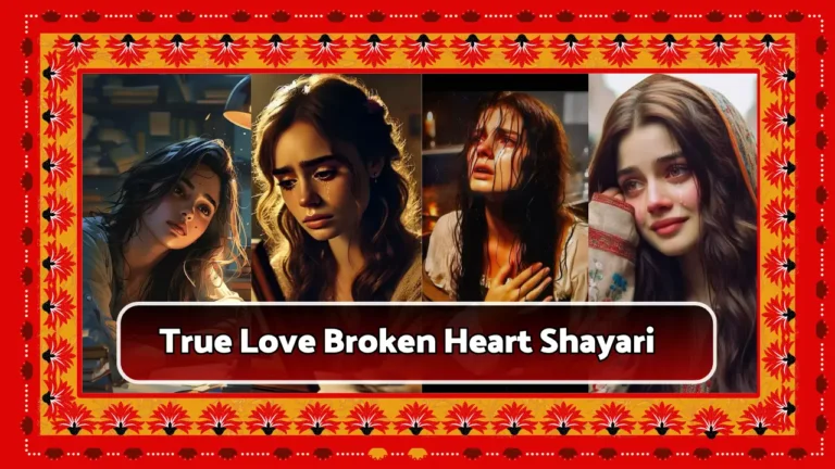 True Love Broken Heart Shayari   